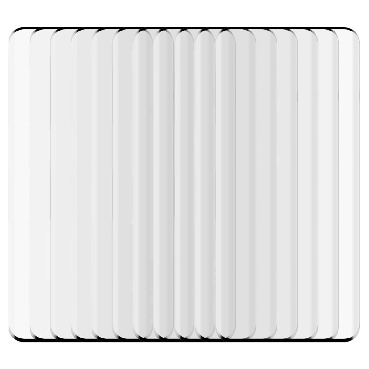 25pcs Edge Glue 9H HD 3D Curved Edge Tempered Glass Film, For OPPO Reno12 Pro Global, For OPPO Reno12 Global