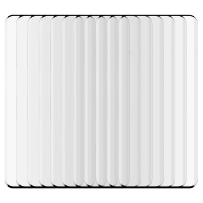 25pcs Edge Glue 9H HD 3D Curved Edge Tempered Glass Film, For OPPO Reno12 Pro Global, For OPPO Reno12 Global