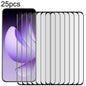 25pcs Full Glue 9H HD 3D Curved Edge Tempered Glass Film, For OPPO Reno15 Pro 5G Global, For OPPO Reno15 5G Global, For OPPO A5 Pro 5G, For OPPO Reno13 Pro 5G Global, For OPPO Reno12 Pro Global, For OPPO Reno12 Global, For OPPO A3 Pro 5G               ...