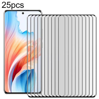25pcs Full Glue 9H HD 3D Curved Edge Tempered Glass Film, For OPPO Reno15 Pro 5G Global, For OPPO Reno15 5G Global, For OPPO A5 Pro 5G, For OPPO Reno13 Pro 5G Global, For OPPO Reno12 Pro Global, For OPPO Reno12 Global, For OPPO A3 Pro 5G               ...