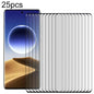 25pcs Full Glue 9H HD 3D Curved Edge Tempered Glass Film
