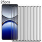 25pcs Full Glue 9H HD 3D Curved Edge Tempered Glass Film