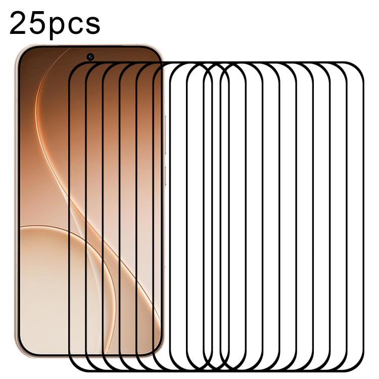 25pcs Full Glue 9H HD 3D Curved Edge Tempered Glass Film, For OPPO Reno15 Pro 5G Global, For OPPO Reno15 5G Global, For OPPO A5 Pro 5G, For OPPO Reno13 Pro 5G Global, For OPPO Reno12 Pro Global, For OPPO Reno12 Global, For OPPO A3 Pro 5G               ...