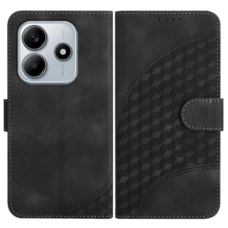 Elephant Head Embossed Phone Leather Case with Lanyard, For Redmi Note 14 5G, For Redmi Note 14 Pro+ 5G, For Redmi Note 14 Pro 5G