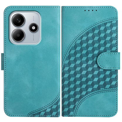 Elephant Head Embossed Phone Leather Case with Lanyard, For Redmi Note 14 5G, For Redmi Note 14 Pro+ 5G, For Redmi Note 14 Pro 5G