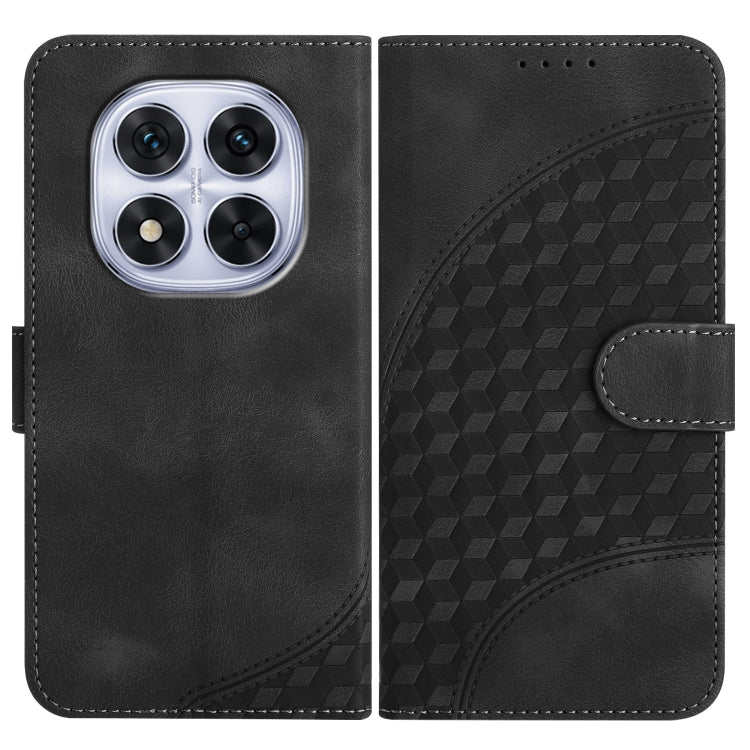 Elephant Head Embossed Phone Leather Case with Lanyard, For Redmi Note 14 5G, For Redmi Note 14 Pro+ 5G, For Redmi Note 14 Pro 5G