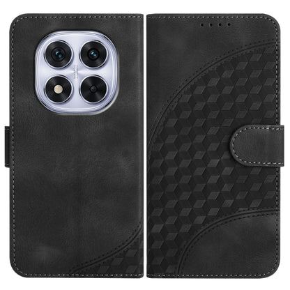 Elephant Head Embossed Phone Leather Case with Lanyard, For Redmi Note 14 5G, For Redmi Note 14 Pro+ 5G, For Redmi Note 14 Pro 5G