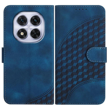 Elephant Head Embossed Phone Leather Case with Lanyard, For Redmi Turbo 4 / Xiaomi Poco X7 Pro, For Redmi Note 14 Pro 4G, For Redmi Note 14 4G 163.25mm
