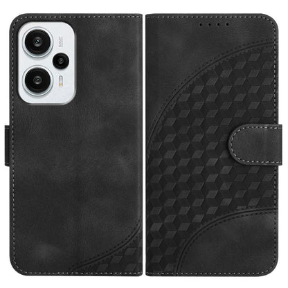 Elephant Head Embossed Phone Leather Case with Lanyard, For Redmi Note 13R Pro / Poco X6 Neo, For Redmi Note 12 Turbo / Poco F5