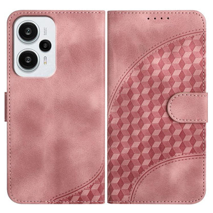 Elephant Head Embossed Phone Leather Case with Lanyard, For Redmi Note 12 Turbo / Xiaomi Poco F5