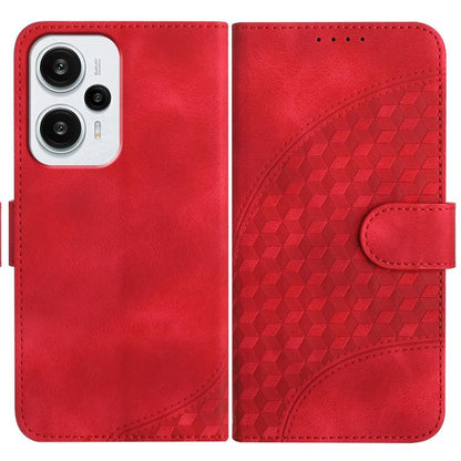 Elephant Head Embossed Phone Leather Case with Lanyard, For Redmi Note 13R Pro / Poco X6 Neo, For Redmi Note 12 Turbo / Poco F5