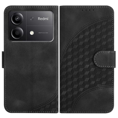 Elephant Head Embossed Phone Leather Case with Lanyard, For Redmi 13 4G, For Redmi Turbo 3 / Xiaomi Poco F6, For Redmi Note 13R Pro / Xiaomi Poco X6 Neo