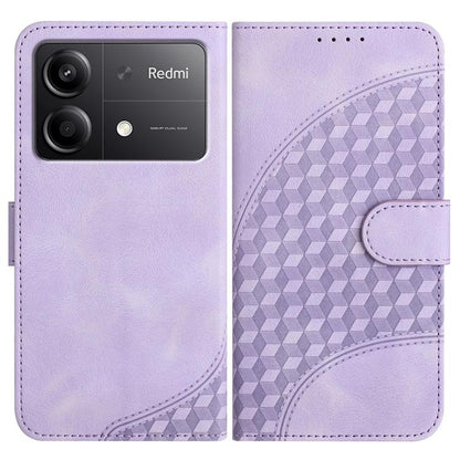 Elephant Head Embossed Phone Leather Case with Lanyard, For Redmi 13 4G, For Redmi Turbo 3 / Xiaomi Poco F6, For Redmi Note 13R Pro / Xiaomi Poco X6 Neo
