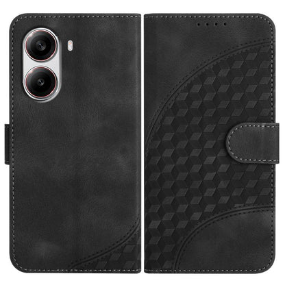 Elephant Head Embossed Phone Leather Case with Lanyard, For Redmi Turbo 4 / Xiaomi Poco X7 Pro, For Redmi Note 14 Pro 4G, For Redmi Note 14 4G 163.25mm