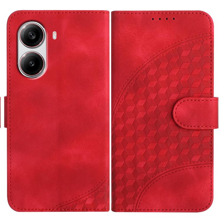 Elephant Head Embossed Phone Leather Case with Lanyard, For Redmi Turbo 4 / Xiaomi Poco X7 Pro, For Redmi Note 14 Pro 4G, For Redmi Note 14 4G 163.25mm