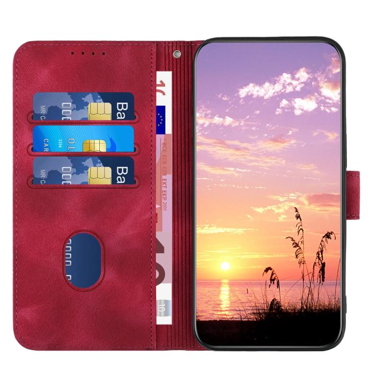 Elephant Head Embossed Phone Leather Case with Lanyard, For Redmi Note 14 4G 164.84mm, For Redmi Turbo 4 / Poco X7 Pro, For Redmi Note 14 Pro 4G