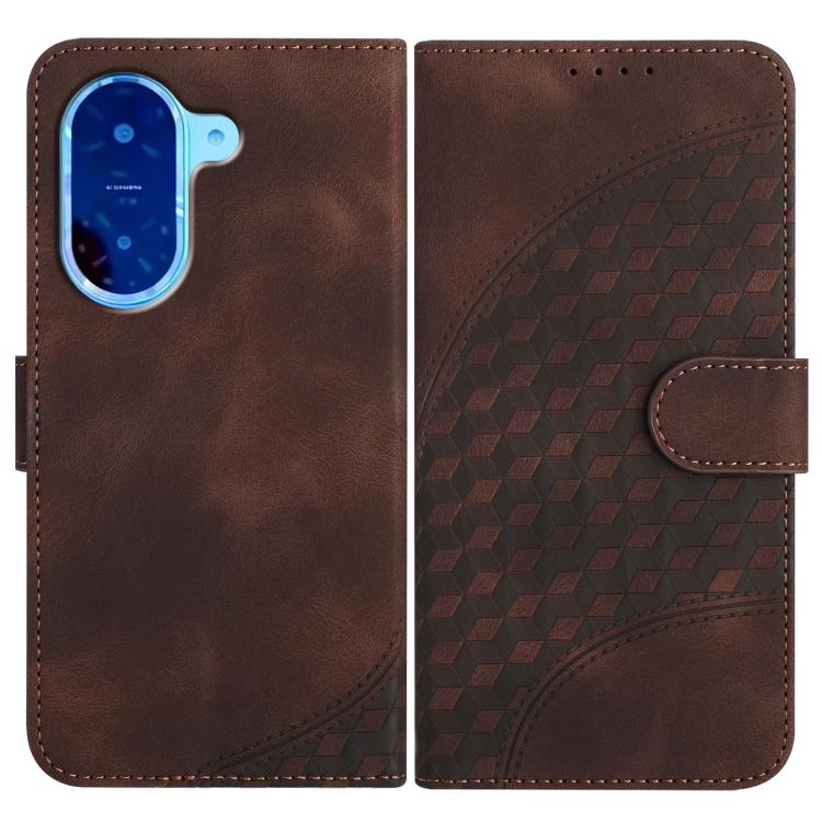 Elephant Head Embossed Phone Leather Case with Lanyard, For Redmi 15 5G / 4G EU 171mm, For Redmi Turbo 4 Pro / Xiaomi Poco F7, For Redmi A5 4G 171.7mm / Xiaomi Poco C71