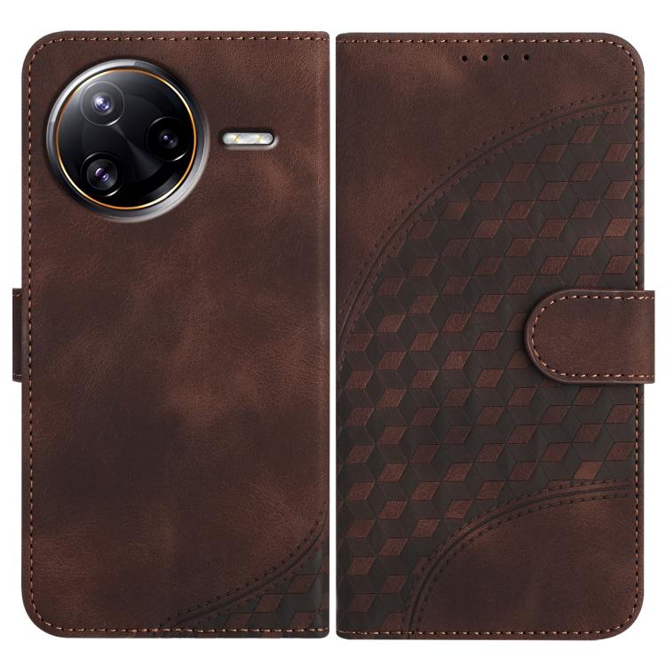 Elephant Head Embossed Phone Leather Case with Lanyard, For Redmi K80 Pro / Xiaomi Poco F7 Ultra, For Redmi K80 / Xiaomi Poco F7 Pro, For Redmi Note 14 4G 164.84mm