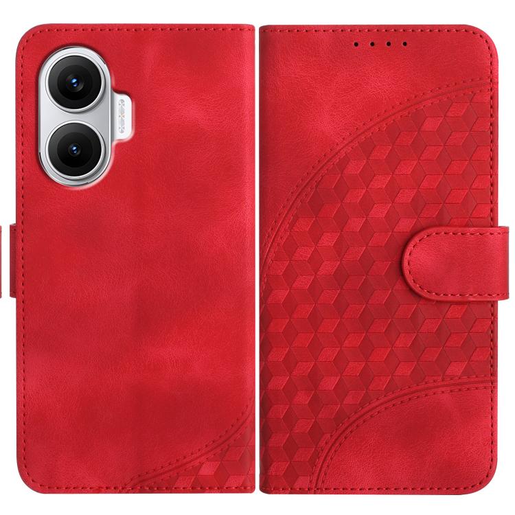 Elephant Head Embossed Phone Leather Case with Lanyard, For Redmi 15 5G Global / 15 4G SEA 169.5mm, For Redmi 15 5G / 4G EU 171mm, For Redmi Turbo 4 Pro / Poco F7