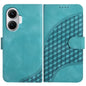 Elephant Head Embossed Phone Leather Case with Lanyard, For Redmi 15 5G Global / 15 4G SEA 169.5mm, For Redmi 15 5G / 4G EU 171mm, For Redmi Turbo 4 Pro / Poco F7