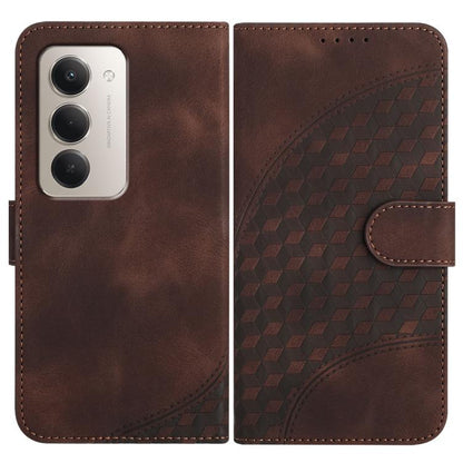 Elephant Head Embossed Phone Leather Case with Lanyard, For Redmi 15 5G Global / 15 4G SEA 169.5mm, For Redmi 15 5G / 4G EU 171mm, For Redmi Turbo 4 Pro / Poco F7