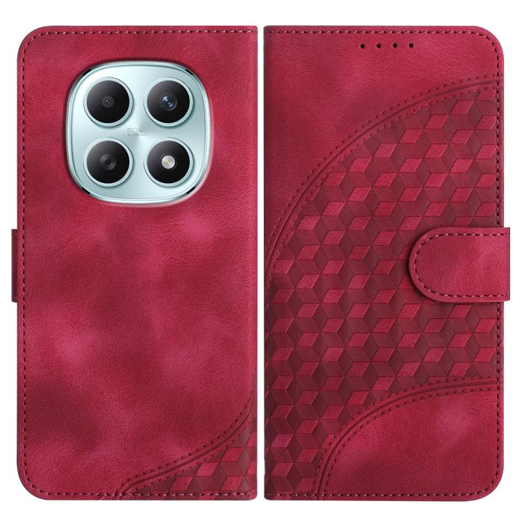 Elephant Head Embossed Phone Leather Case with Lanyard, For Redmi Note 15 4G Global 164mm, For Redmi K90 / Xiaomi Poco F8 Pro 5G, For Redmi 15 5G Global / 15 4G SEA 169.5mm