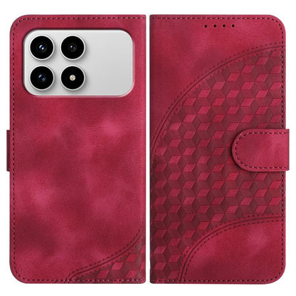 Elephant Head Embossed Phone Leather Case with Lanyard, For Redmi Note 15 4G Global 164mm, For Redmi K90 / Xiaomi Poco F8 Pro 5G, For Redmi 15 5G Global / 15 4G SEA 169.5mm