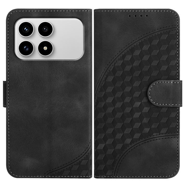 Elephant Head Embossed Phone Leather Case with Lanyard, For Redmi Note 15 4G Global 164mm, For Redmi K90 / Xiaomi Poco F8 Pro 5G, For Redmi 15 5G Global / 15 4G SEA 169.5mm