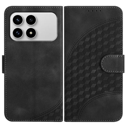 Elephant Head Embossed Phone Leather Case with Lanyard, For Redmi Note 15 4G Global 164mm, For Redmi K90 / Xiaomi Poco F8 Pro 5G, For Redmi 15 5G Global / 15 4G SEA 169.5mm