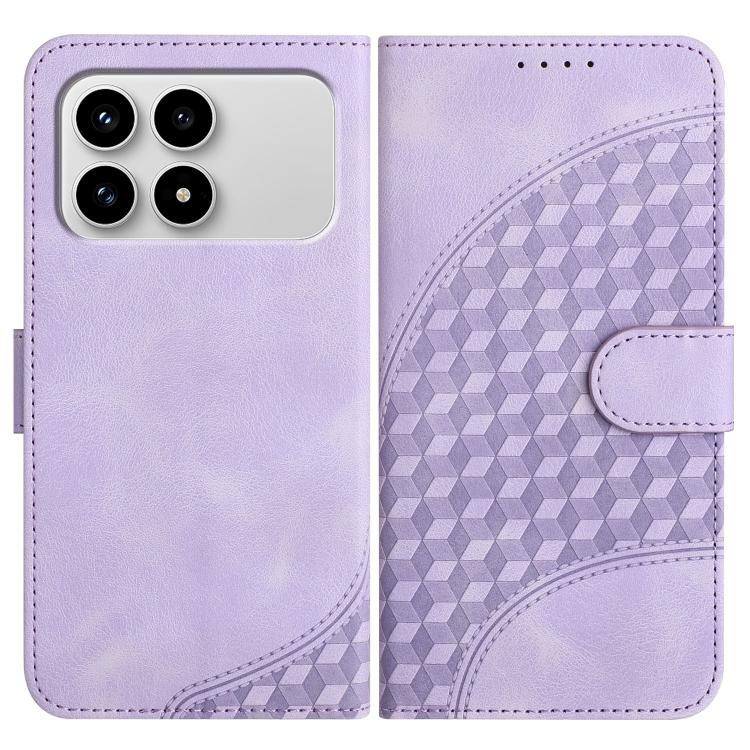 Elephant Head Embossed Phone Leather Case with Lanyard, For Redmi Note 15 4G Global 164mm, For Redmi K90 / Xiaomi Poco F8 Pro 5G, For Redmi 15 5G Global / 15 4G SEA 169.5mm