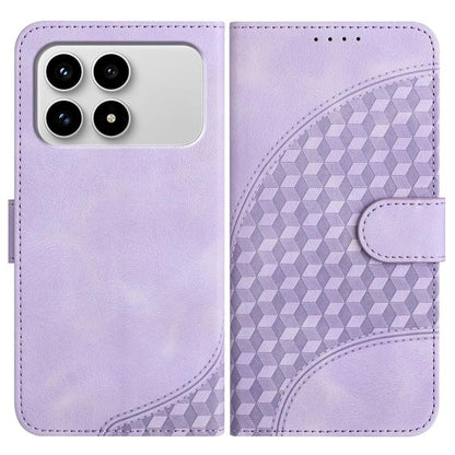 Elephant Head Embossed Phone Leather Case with Lanyard, For Redmi Note 15 4G Global 164mm, For Redmi K90 / Xiaomi Poco F8 Pro 5G, For Redmi 15 5G Global / 15 4G SEA 169.5mm