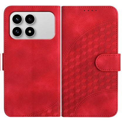 Elephant Head Embossed Phone Leather Case with Lanyard, For Redmi Note 15 4G Global 164mm, For Redmi K90 / Xiaomi Poco F8 Pro 5G, For Redmi 15 5G Global / 15 4G SEA 169.5mm
