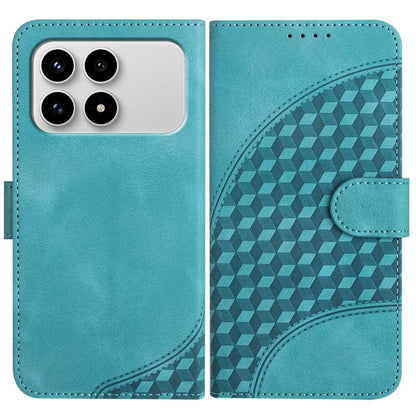 Elephant Head Embossed Phone Leather Case with Lanyard, For Redmi Note 15 4G Global 164mm, For Redmi K90 / Xiaomi Poco F8 Pro 5G, For Redmi 15 5G Global / 15 4G SEA 169.5mm