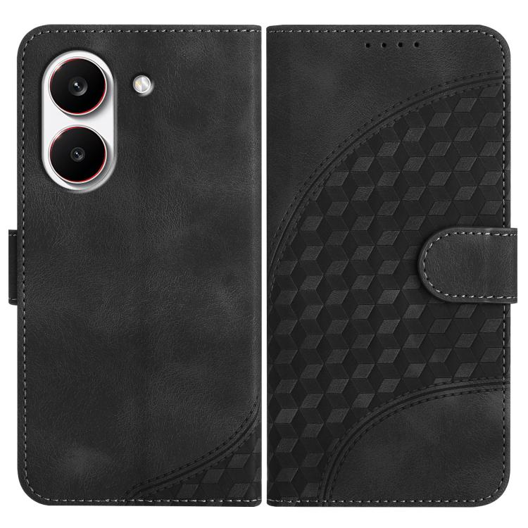 Elephant Head Embossed Phone Leather Case with Lanyard, For Redmi A7 Pro 171mm / Poco C85x 5G, For Redmi Turbo 5 Max / Poco X8 Pro Max, For Redmi Turbo 5 5G / Poco X8 Pro 5G