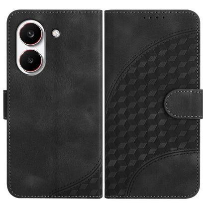 Elephant Head Embossed Phone Leather Case with Lanyard, For Redmi A7 Pro 171mm / Poco C85x 5G, For Redmi Turbo 5 Max / Poco X8 Pro Max, For Redmi Turbo 5 5G / Poco X8 Pro 5G
