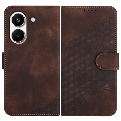 Elephant Head Embossed Phone Leather Case with Lanyard, For Redmi A7 Pro 171mm / Poco C85x 5G, For Redmi Turbo 5 Max / Poco X8 Pro Max, For Redmi Turbo 5 5G / Poco X8 Pro 5G