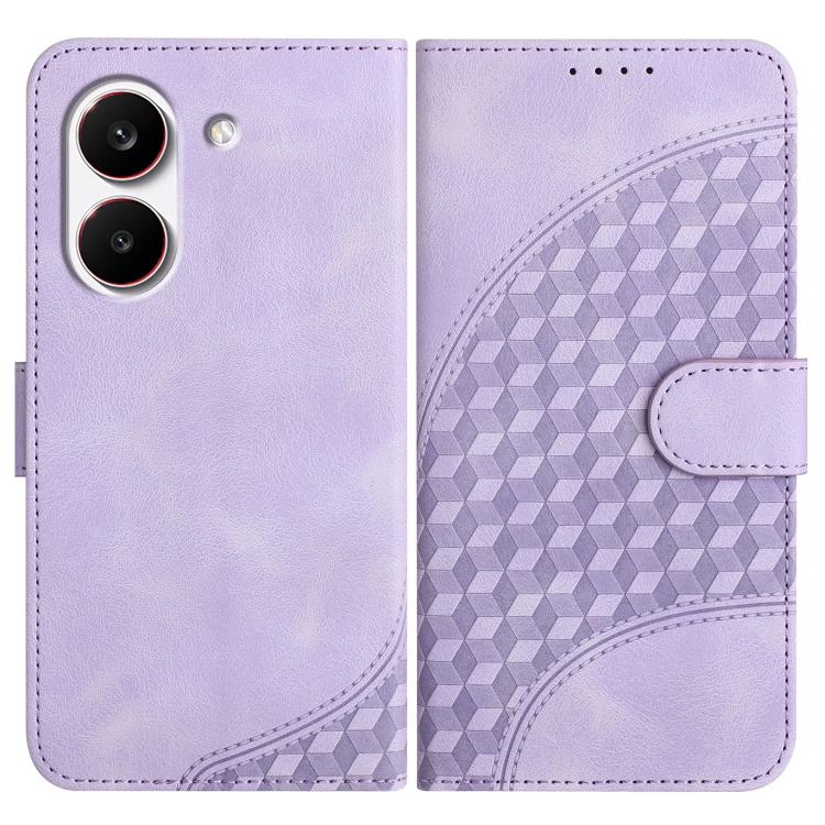 Elephant Head Embossed Phone Leather Case with Lanyard, For Redmi A7 Pro 171mm / Poco C85x 5G, For Redmi Turbo 5 Max / Poco X8 Pro Max, For Redmi Turbo 5 5G / Poco X8 Pro 5G
