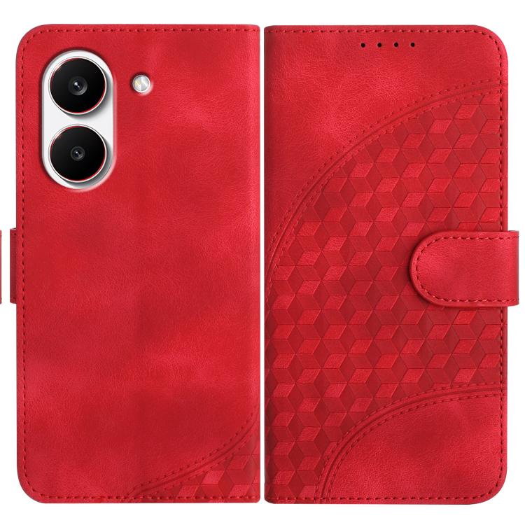 Elephant Head Embossed Phone Leather Case with Lanyard, For Redmi A7 Pro 171mm / Poco C85x 5G, For Redmi Turbo 5 Max / Poco X8 Pro Max, For Redmi Turbo 5 5G / Poco X8 Pro 5G