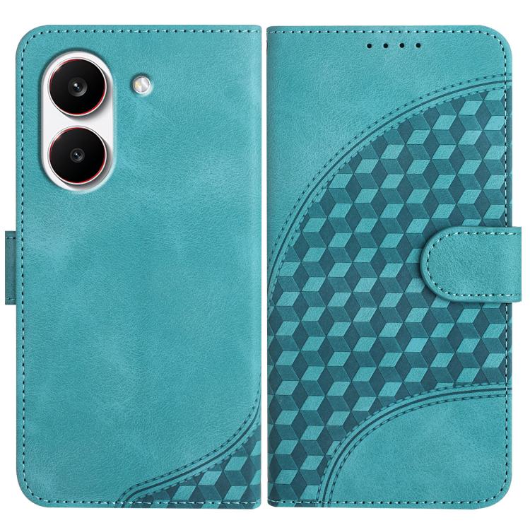 Elephant Head Embossed Phone Leather Case with Lanyard, For Redmi A7 Pro 171mm / Poco C85x 5G, For Redmi Turbo 5 Max / Poco X8 Pro Max, For Redmi Turbo 5 5G / Poco X8 Pro 5G