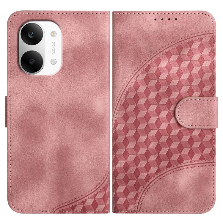 Elephant Head Embossed Phone Leather Case with Lanyard, For Redmi A7 Pro 171mm / Poco C85x 5G, For Redmi Turbo 5 Max / Poco X8 Pro Max, For Redmi Turbo 5 5G / Poco X8 Pro 5G