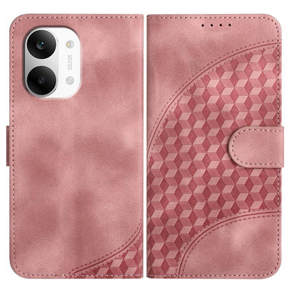 Elephant Head Embossed Phone Leather Case with Lanyard, For Redmi A7 Pro 171mm / Poco C85x 5G, For Redmi Turbo 5 Max / Poco X8 Pro Max, For Redmi Turbo 5 5G / Poco X8 Pro 5G