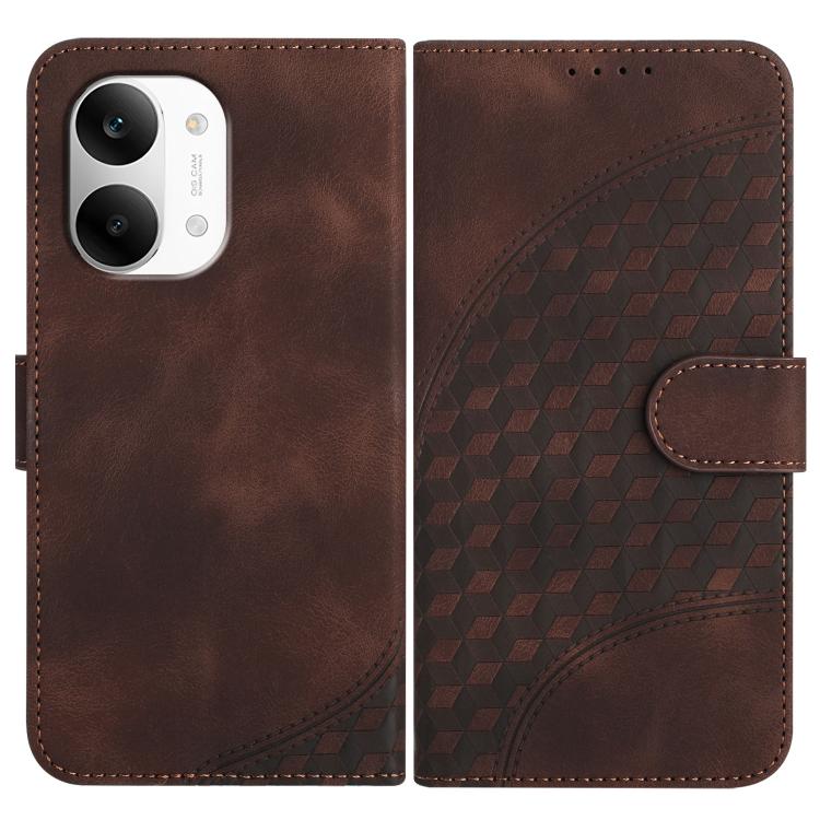 Elephant Head Embossed Phone Leather Case with Lanyard, For Redmi A7 Pro 171mm / Poco C85x 5G, For Redmi Turbo 5 Max / Poco X8 Pro Max, For Redmi Turbo 5 5G / Poco X8 Pro 5G