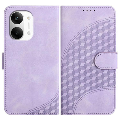 Elephant Head Embossed Phone Leather Case with Lanyard, For Redmi A7 Pro 171mm / Poco C85x 5G, For Redmi Turbo 5 Max / Poco X8 Pro Max, For Redmi Turbo 5 5G / Poco X8 Pro 5G