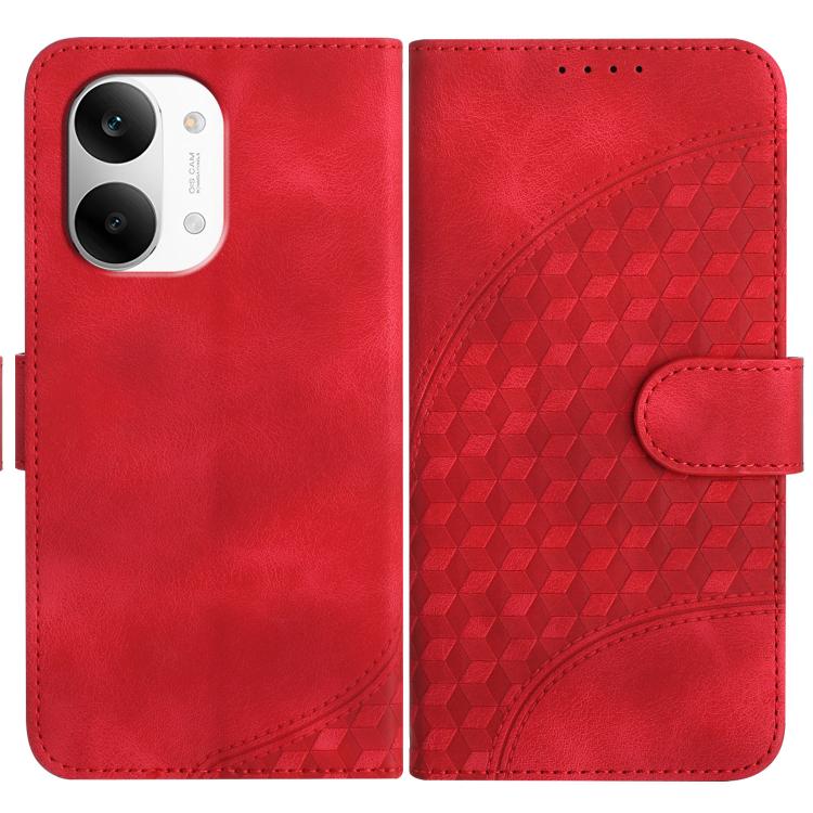 Elephant Head Embossed Phone Leather Case with Lanyard, For Redmi A7 Pro 171mm / Poco C85x 5G, For Redmi Turbo 5 Max / Poco X8 Pro Max, For Redmi Turbo 5 5G / Poco X8 Pro 5G