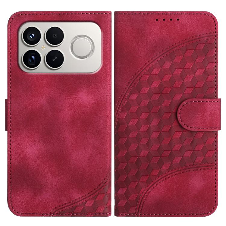 Elephant Head Embossed Phone Leather Case with Lanyard, For Redmi Note 15 4G / 5G 164mm / Poco M8 5G, For Redmi K90 Pro Max / Poco F8 Ultra, For Redmi K90 / Poco F8 Pro 5G