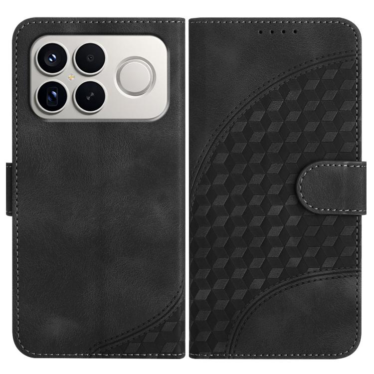 Elephant Head Embossed Phone Leather Case with Lanyard, For Redmi Note 15 4G / 5G 164mm / Poco M8 5G, For Redmi K90 Pro Max / Poco F8 Ultra, For Redmi K90 / Poco F8 Pro 5G