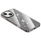 Electroplated PC Hybrid Glitter Glass Phone Case, For iPhone 13