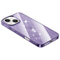 Electroplated PC Hybrid Glitter Glass Phone Case, For iPhone 13