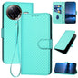 YX0070 Carbon Fiber Buckle Leather Phone Case with Lanyard, For Redmi A5 4G 171.7mm / Poco C71, For Redmi K80 Pro / Poco F7 Ultra, For Redmi K80 / Poco F7 Pro