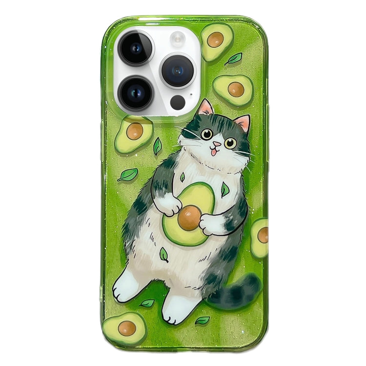 Illustration Graffiti Cat Pattern Double Layer LMD Phone Case